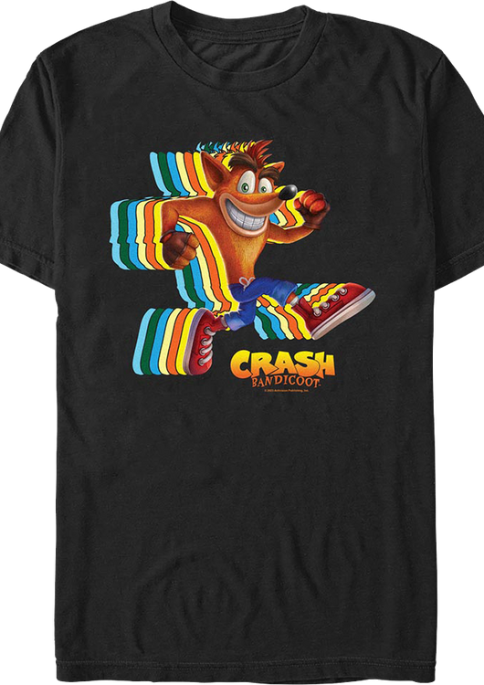 Running Motion Crash Bandicoot T-Shirt - main product image