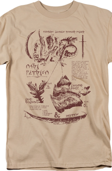 Rust Monster Anatomy Dungeons & Dragons T-Shirt