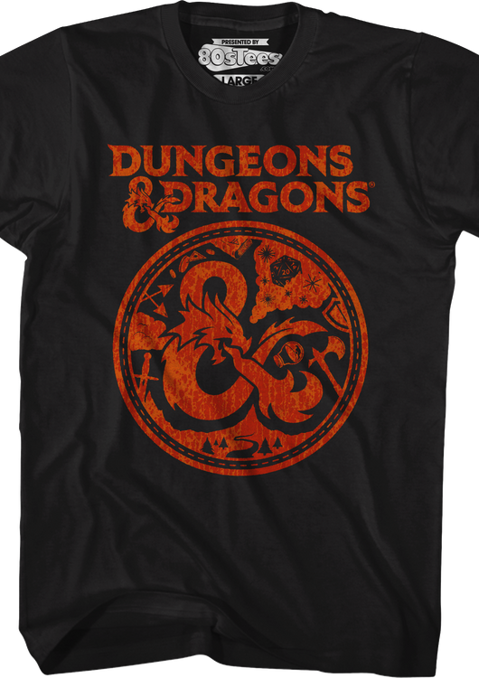 Rusted Logo Dungeons & Dragons T-Shirt - main product image