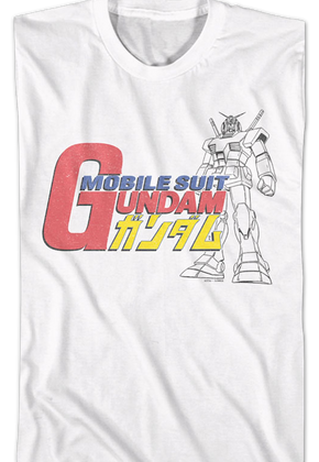 RX-78-2 Sketch Gundam T-Shirt