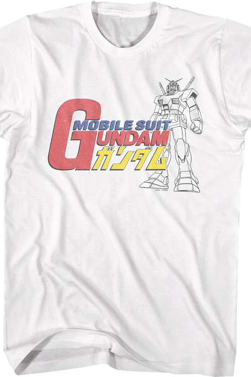 RX-78-2 Sketch Gundam T-Shirtmain product image