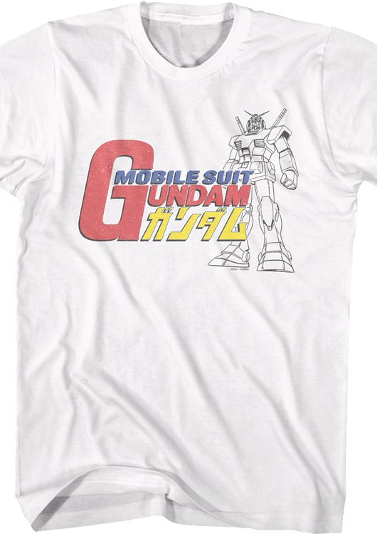 RX-78-2 Sketch Gundam T-Shirt - main product image