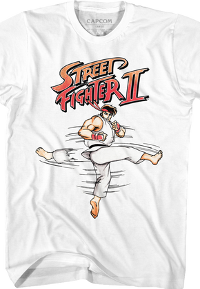 Ryu Hurricane Kick Street Fighter II T-Shirt