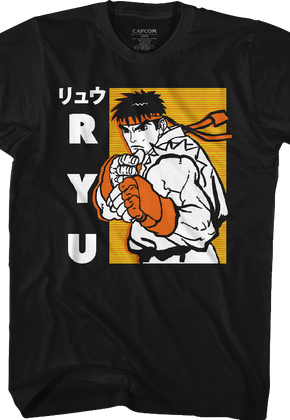 Ryu Japanese Street Fighter T-Shirt