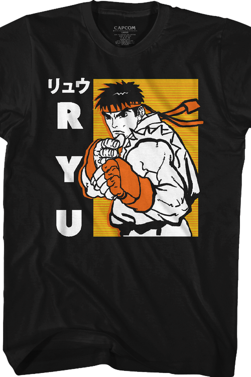 Ryu Japanese Street Fighter T-Shirtmain product image