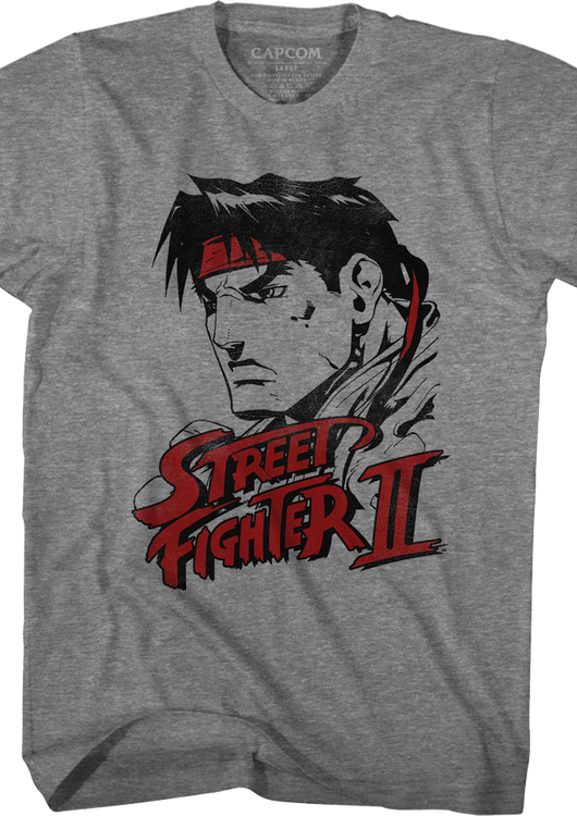 Ryu Sketch Street Fighter T-Shirt - main product image