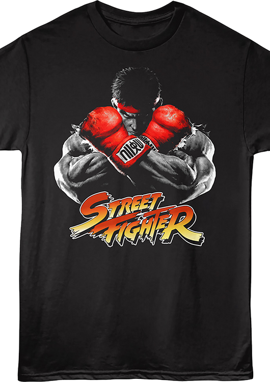Ryu Stance Street Fighter T-Shirt - main product image