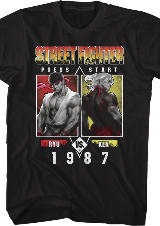 Ryu vs. Ken 1987 Street Fighter T-Shirt - main product image