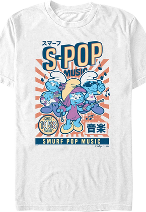 S-Pop Music Smurfs T-Shirt