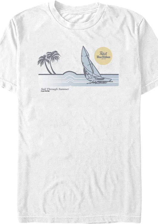 Sail Through Summer Pabst Blue Ribbon T-Shirt - main product image