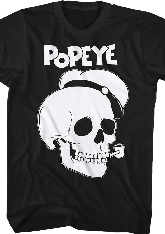 Sailor Skull Popeye T-Shirt - main product image