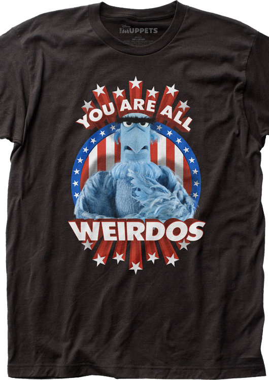 Sam Eagle You Are All Weirdos Muppets T-Shirt - main product image