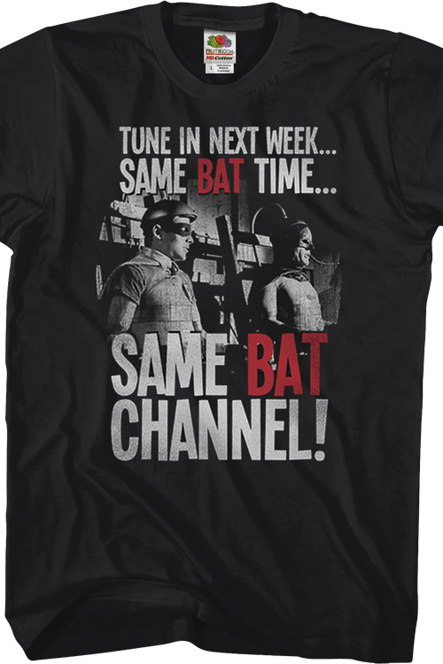 Same Bat Time Same Bat Channel Batman T-Shirt - main product image