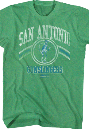 Green San Antonio Gunslingers USFL T-Shirt