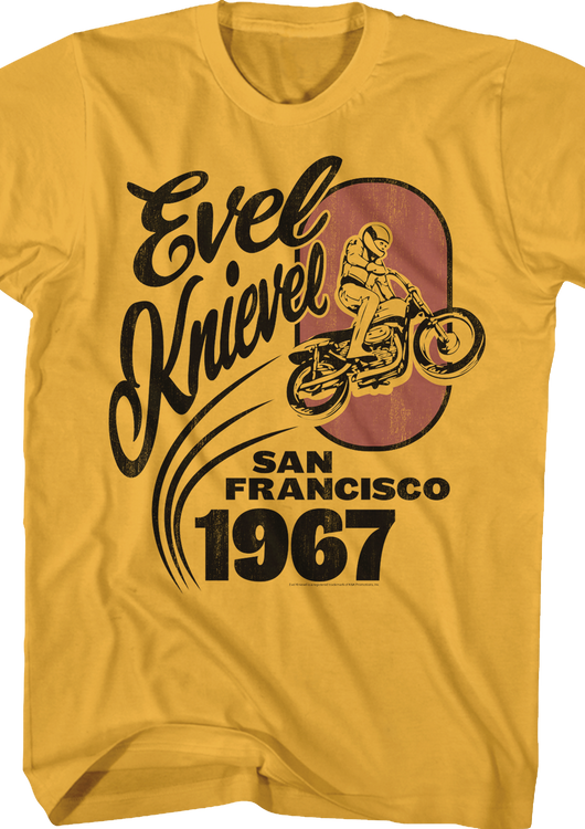 San Francisco 1967 Evel Knievel T-Shirt - main product image