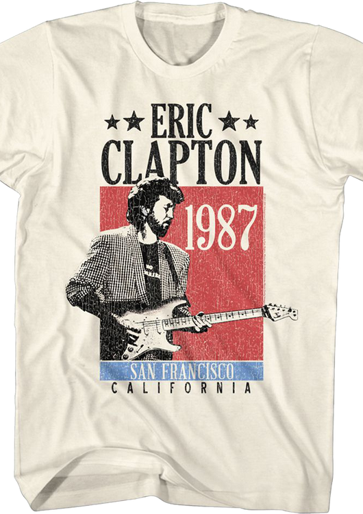 San Francisco 1987 Eric Clapton T-Shirt - main product image