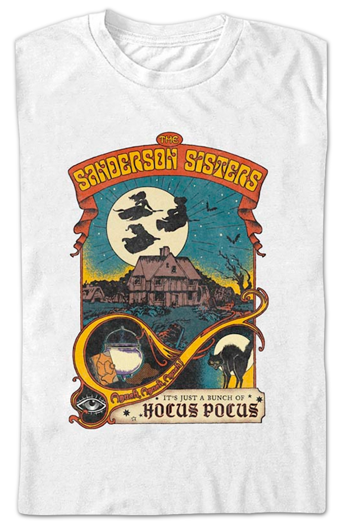 Sanderson Sisters Silhouettes Hocus Pocus TShirt