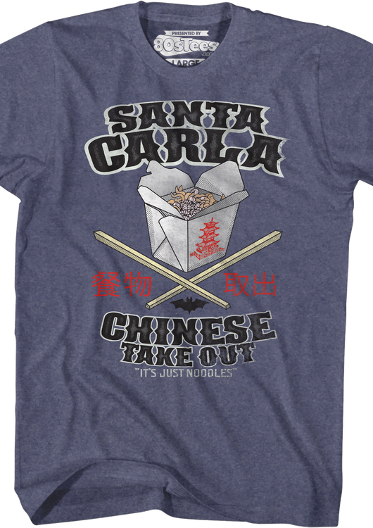 Santa Carla Chinese Take Out Lost Boys T-Shirt - main product image