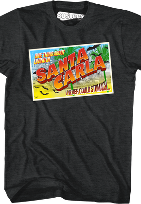 Santa Carla Postcard Lost Boys T-Shirt