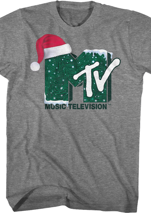 Santa Claus Hat Logo MTV Shirt - main product image