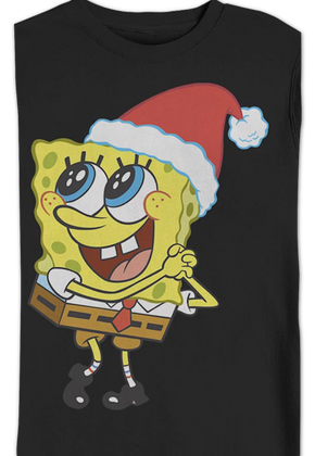 Santa Claus Hat SpongeBob SquarePants Sweatshirt