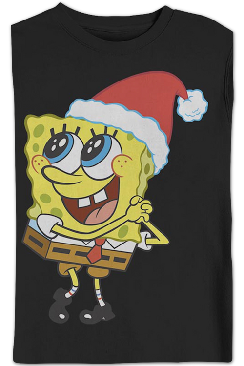 Santa Claus Hat SpongeBob SquarePants Sweatshirt