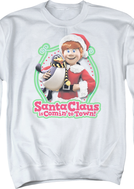 Topper And Kris Kringle Santa Claus Is Comin' To Town Sweatshirt - main product image