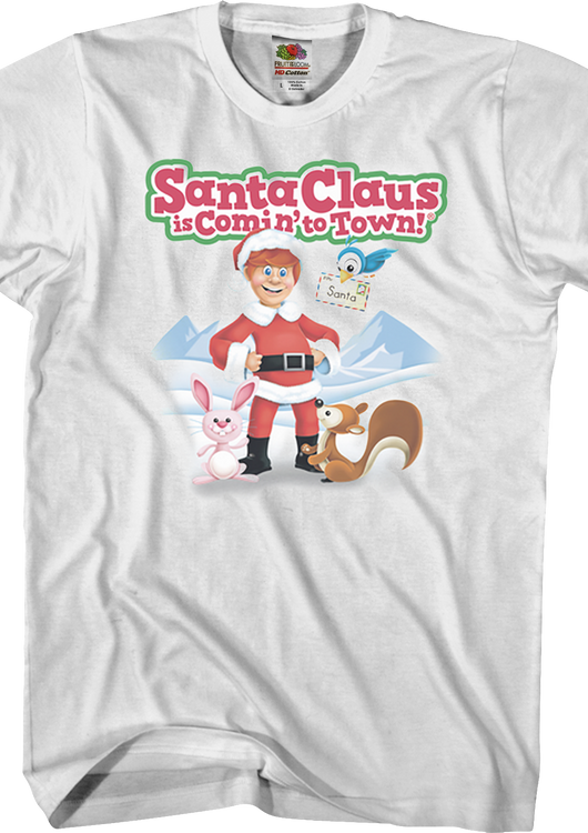 Santa Claus Is Comin' To Town T-Shirt - main product image
