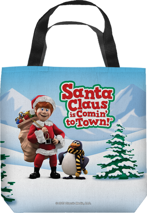 Santa Claus Is Comin' To Town Tote Bag