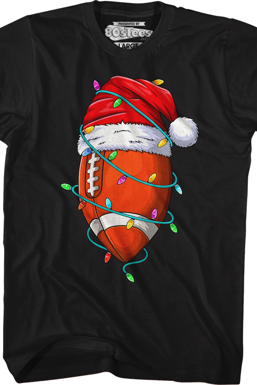 Santa Football T-Shirtmain product image