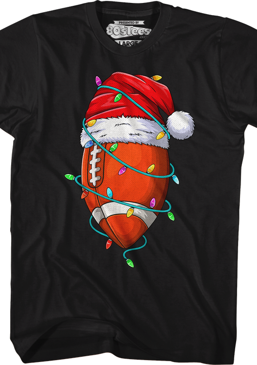 Santa Football T-Shirt - main product image