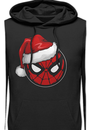 Santa Hat Spider-Man Marvel Comics Hoodie