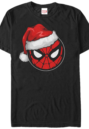 Santa Hat Spider-Man T-Shirt