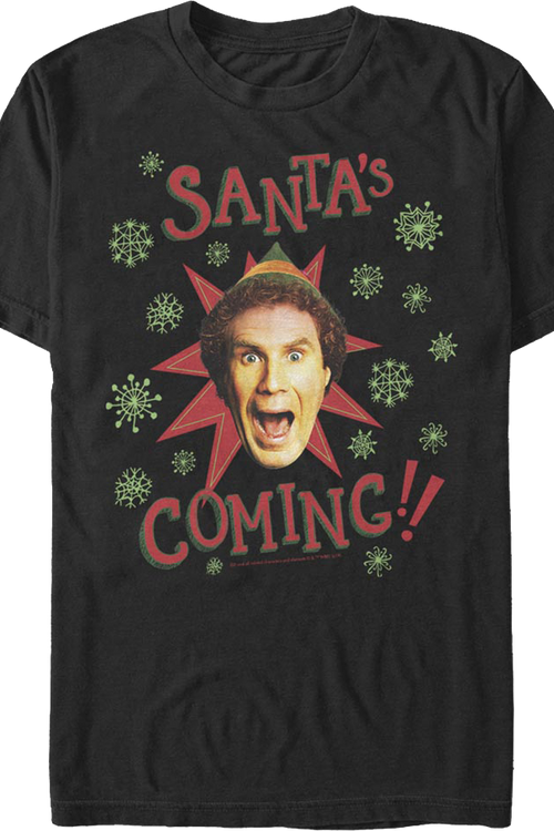 Santa's Coming Elf T-Shirtmain product image