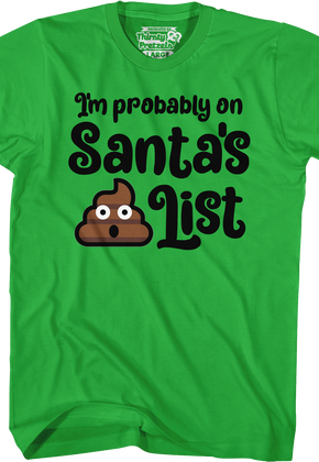 Santa's Shit List T-Shirt