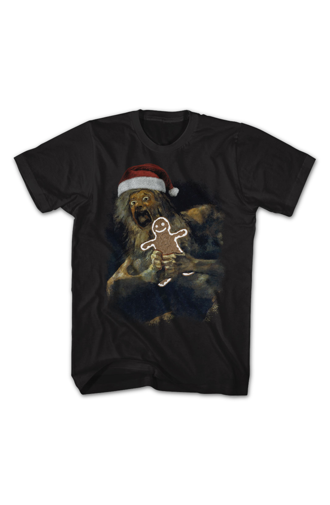 Saturn Devouring His Gingerbread Man Art Gallery TShirt