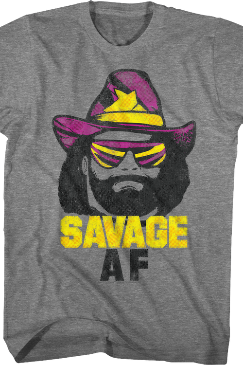 Savage AF Macho Man T-Shirt - main product image