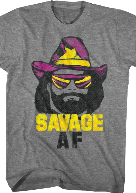 Savage AF Macho Man T-Shirt - main product image