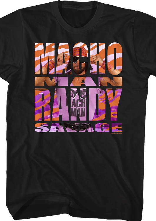 Savage Stripes Macho Man T-Shirt - main product image