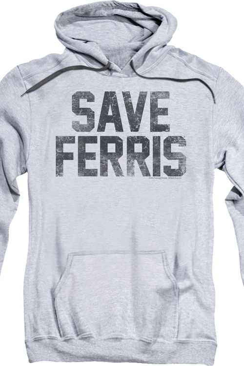 Distressed Save Ferris Bueller Hoodie - main product image