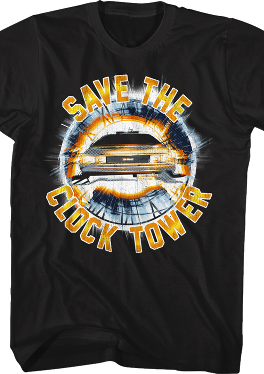 Save the Clock Tower Back To The Future T-Shirt - main product image