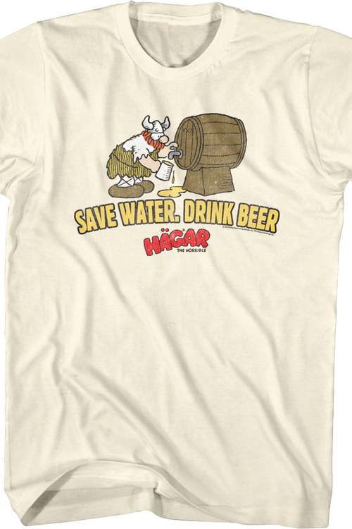 Save Water Drink Beer Hagar The Horrible T-Shirtmain product image
