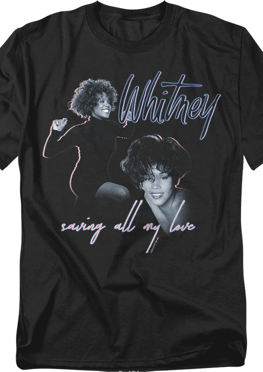Saving All My Love Whitney Houston T-Shirt - main product image