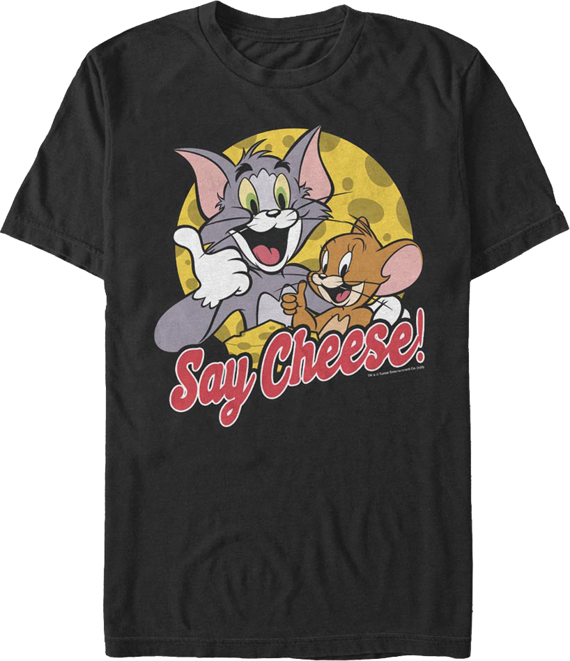 Say Cheese Tom And Jerry TShirt