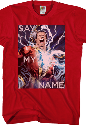 Say My Name Shazam T-Shirt