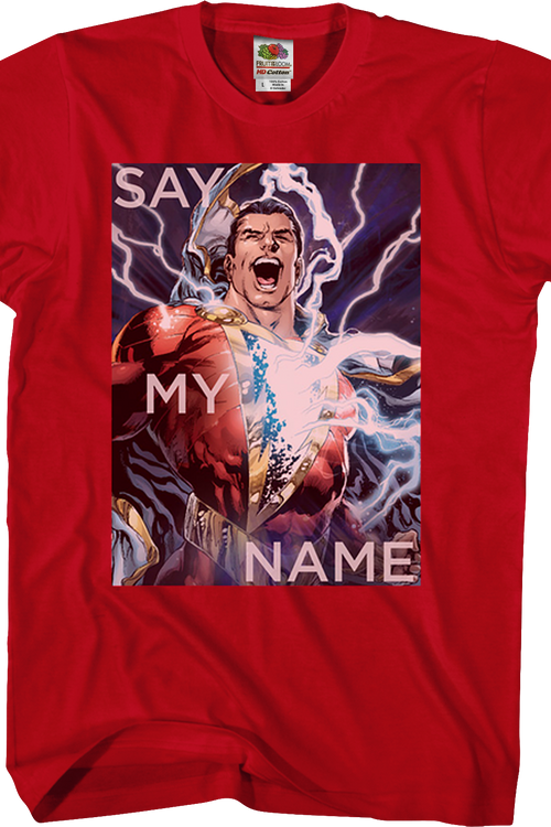 Say My Name Shazam T-Shirtmain product image