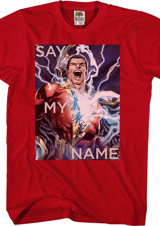 Say My Name Shazam T-Shirt - main product image