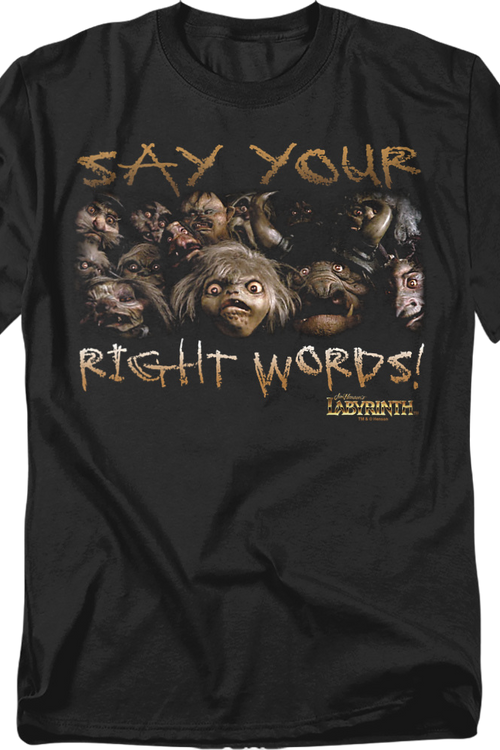 Say Your Right Words Labyrinth Shirtmain product image