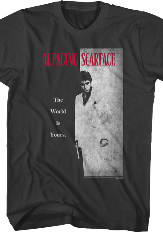 Scarface Movie Poster Smoke T-Shirt - main product image
