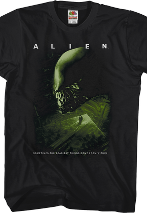 Scariest Things Come From Within Alien T-Shirt